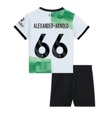 Maillot de foot Liverpool Alexander-Arnold #66 Extérieur enfant 2023-24 Manches Courte (+ pantalon court)